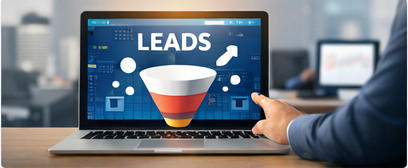 Business website team reviewing UX improvements, conversion paths, and lead generation strategy